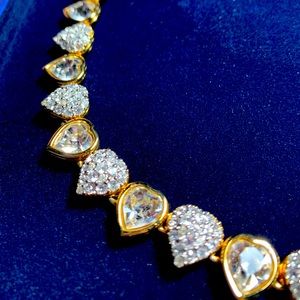 Swarovski All Around Crystal Heart Choker